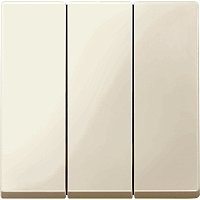 Лицевая панель Schneider Electric Merten System M для 3-кл. выключателя бежевый